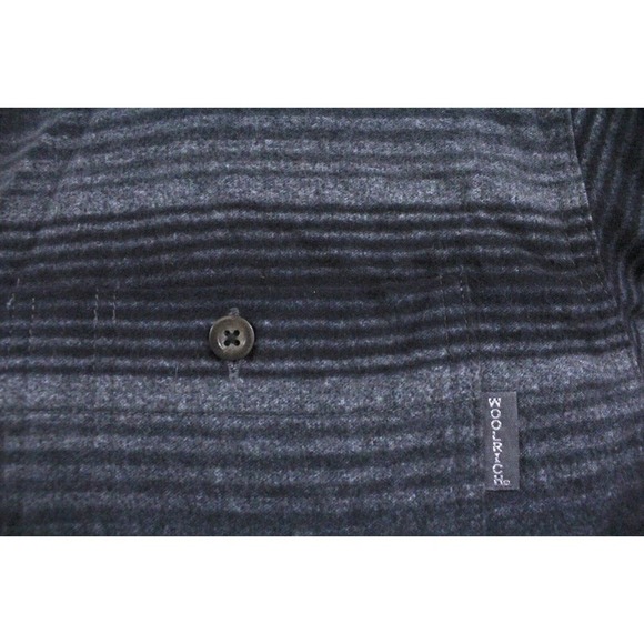 WooIrich Heather Chamois Vintage Flannel Shirt Mens L Camp 100% Cotton - Picture 2 of 7